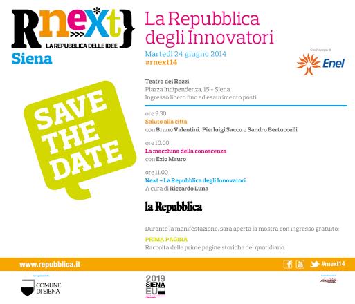 RNext la Repubblica degli innovatori